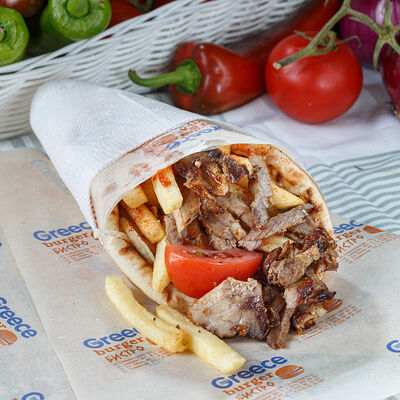 Пита гиро Ex с курицей в Greece Burger по цене 510 ₽