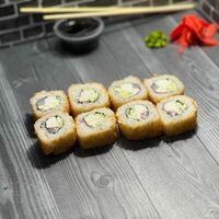 Ролл с креветкой и гребешком в Экспресс суши