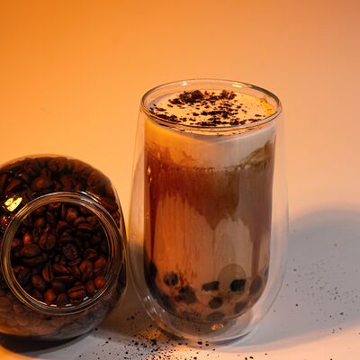 Бабл-ти со вкусом кофев The boba по цене 399 ₽