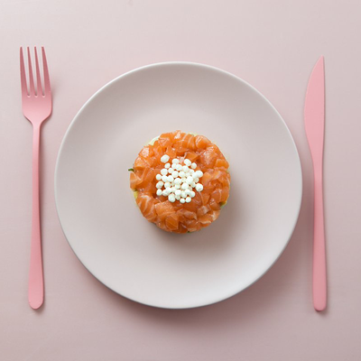 Тартар из лосося в Rollwell по цене 870 ₽