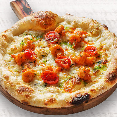 Пицца с креветками кимчи премиум в Перчини по цене 790 ₽