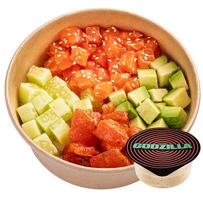 Поке с лососем и киноа в GODZILLA по цене 21 р.