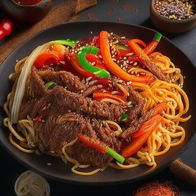 Wok Удон Паназия с Поросенком Wok и Вок в Wok и Вок и Роллы по цене 637 ₽