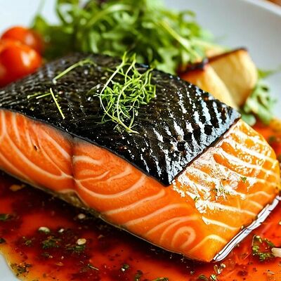 Стейк из семги в Panorama по цене 900 ₽