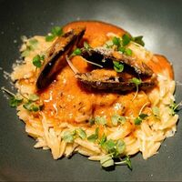 Орзотто с морепродуктами в Beverly