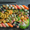 Логотип кафе OKISUSHI