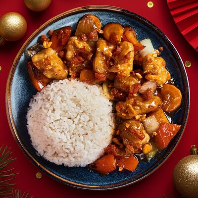 Курица в апельсиновом соусе в Kannam Chicken по цене 540 ₽