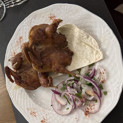 Перепелка на мангале в Хинкальная по цене 790 ₽