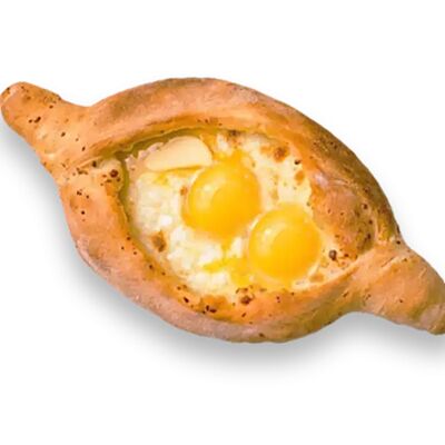 Хачапури лодочка - 2 яйца в Шашлычок по цене 470 ₽