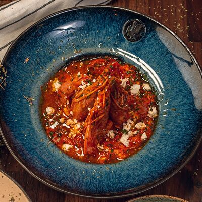 Гаридес саганаки в Греческая таверна Порто Миконос по цене 890 ₽