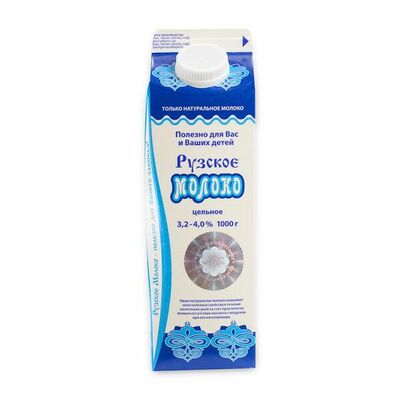 Молоко пастеризованное Рузское молоко 3,2-4% бзмж в Азбука Вкуса Экспресс Меню по цене 159 ₽