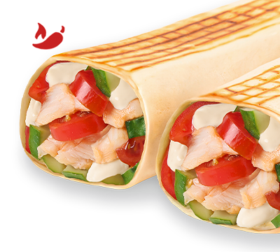 Шаверма Огонь стандарт в Шаверма по-питерски по цене 399 ₽