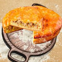 Пирог Капуста с мясом в Пекарня 4