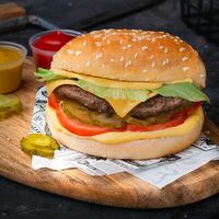 Бургер мини Сырный Cheese в Black Bear MoBIL Burger & Shaw