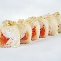 Ролл Дао Лао с лососем и креветкой в OmNomNom