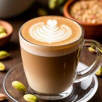 Латте фисташковый пудинг в Side Coffee