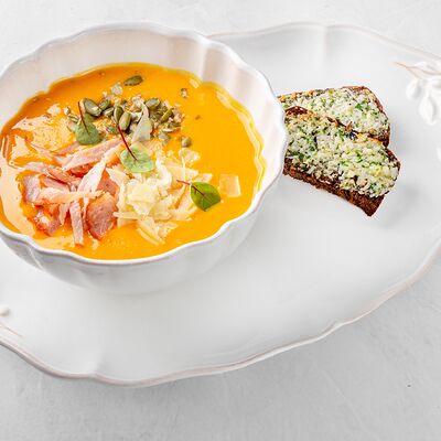 Суп-пюре из тыквы в Ginza по цене 4450 ₸