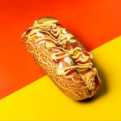 Бургер-дог Датский в Poco loco mini по цене 355 ₽