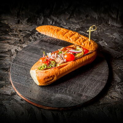 Батента с ростбифом в KOSTROF по цене 442 ₽