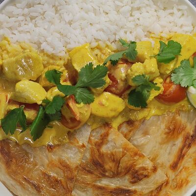 Фиш карри с лепешкой Ротив Марлин по цене 1090 ₽