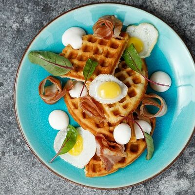 Вафли с беконом в Pizzahouse по цене 290 ₽