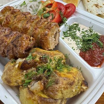 Комплексный обед от шефа с люля из говядины в Kebab House по цене 700 ₽