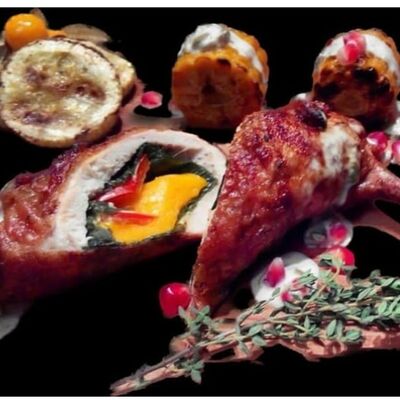 Куриное филе, фаршированное сыром и овощами в Bbq classic по цене 1380 ₽