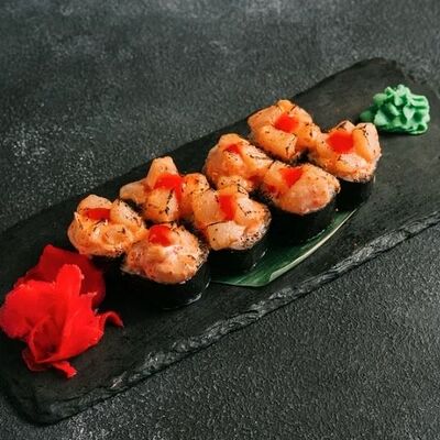 Ролл опаленный с гребешком в PANORAMA по цене 460 ₽