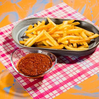 Картофель фри сырный в И тако сойдет по цене 260 ₽