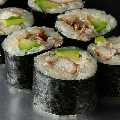 Маки Угорь и авокадов Полтора тигра по цене 760