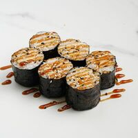 Малый ролл с омлетом и соусом унаги №7 в Ёбисан