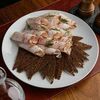 Сало с бородинскими чипсами, хреном и горчицей в Преснявары Бар по цене 600