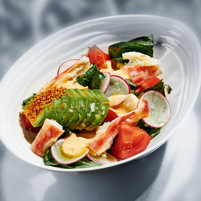 Камчатский краб с узбекскими томатами в Sadko по цене 1398 ₽