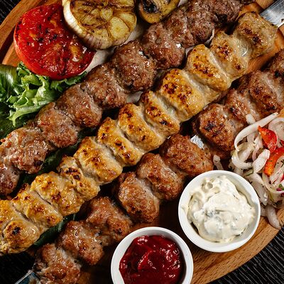 Люля-кебаб из свинины в Harats по цене 620 ₽