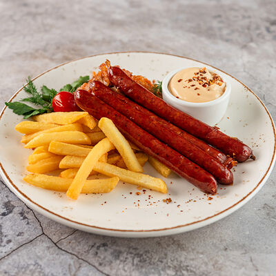 Охотничьи колбаски в Биродром и Панчетта по цене 720 ₽