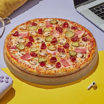 Пицца Расколбас на тонком тесте 30 см в Dostaевский по цене 803 ₽