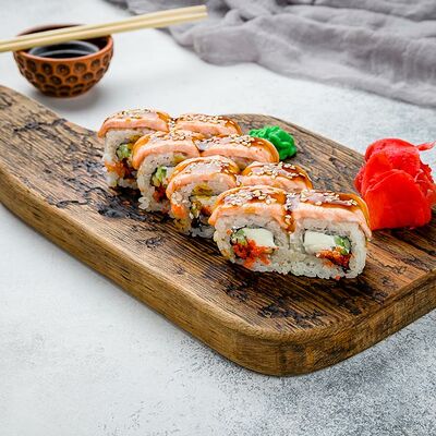 Ролл Филадельфия гриль в King WokRoll по цене 480 ₽