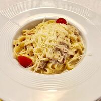 Паста Карбонара с телятиной в Водопад