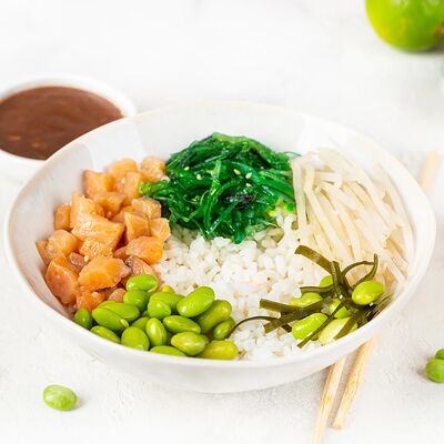 Поке боул с форелью салат в У Палыча. С пылу, с жару! по цене 521 ₽