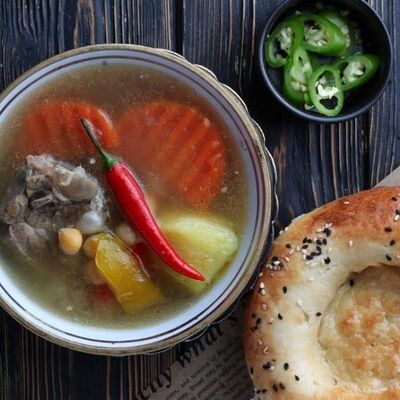 Шурпа из баранины в Чайхана Самарканд по цене 560 ₽