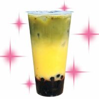 Матча банан-клубника в Кофечиз и bubble tea