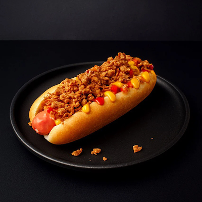 Датский Хот- дог с сосиской из курицы (я) в Съедим всё по цене 350 ₽