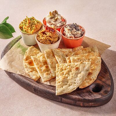 Дипы с фокаччей в Перчини на огне по цене 380