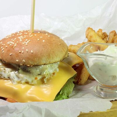 Чикенбургер Монтана в Hot-Pizza по цене 550 ₽