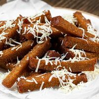Гренки с сыром в Мясорубка Angus
