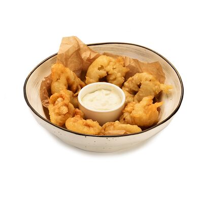 Кальмары в кляре в Trattoria по цене 540 ₽