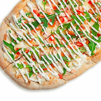 Ранч в Некруглая пицца и роллы по цене 431 ₽