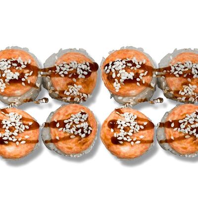 Запеченный с лососем в Фаст суши по цене 466 ₽