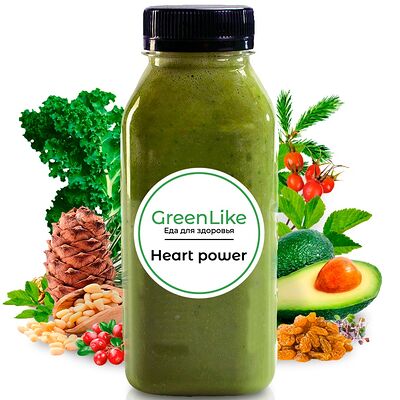 Смузи Heart power в Green like по цене 350 ₽