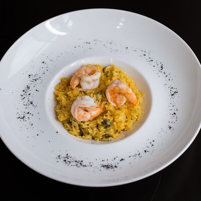 Паэлья с креветками и мидиями в Филин по цене 735 ₽